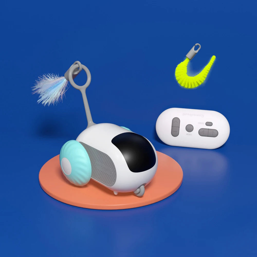 Automatic Interactive Cat Toy with Feather | EURO VIBE UK