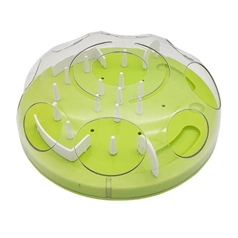 Cat Puzzle Feeder Interactive Foraging Maze Slow Feeder Toy UK