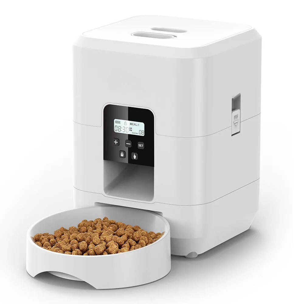 EURO VIBE Smart WiFi Automatic Pet Feeder | App-Controlled Dispenser