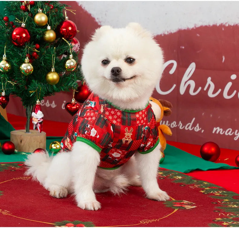 Christmas Dog Shirt | Festive Holiday Pet Outfit for Dogs – EURO VIBE