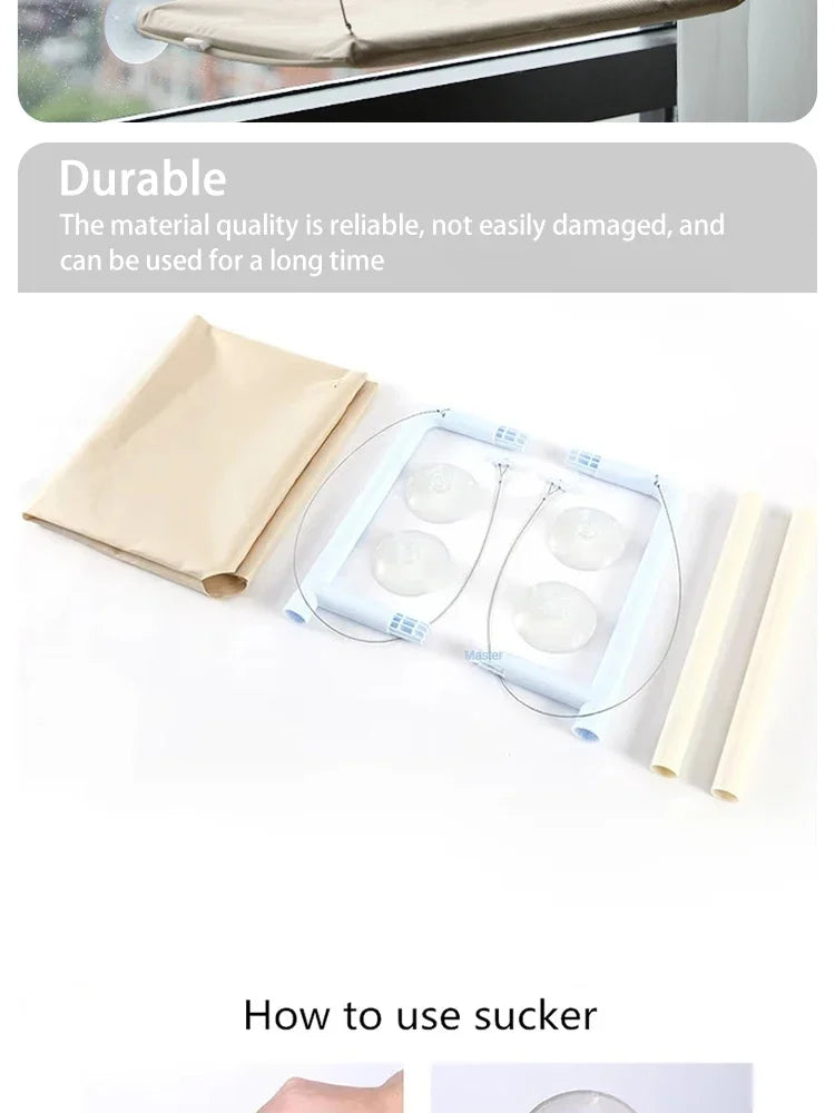 “Premium Cat Window Hammock – Strong Suction, Elevated Lounging Spot