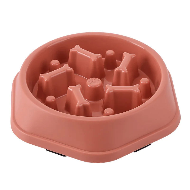 EURO VIBE Slow Feeder Dog Bowl – Anti-Gulping Pet Feeding Dish UK