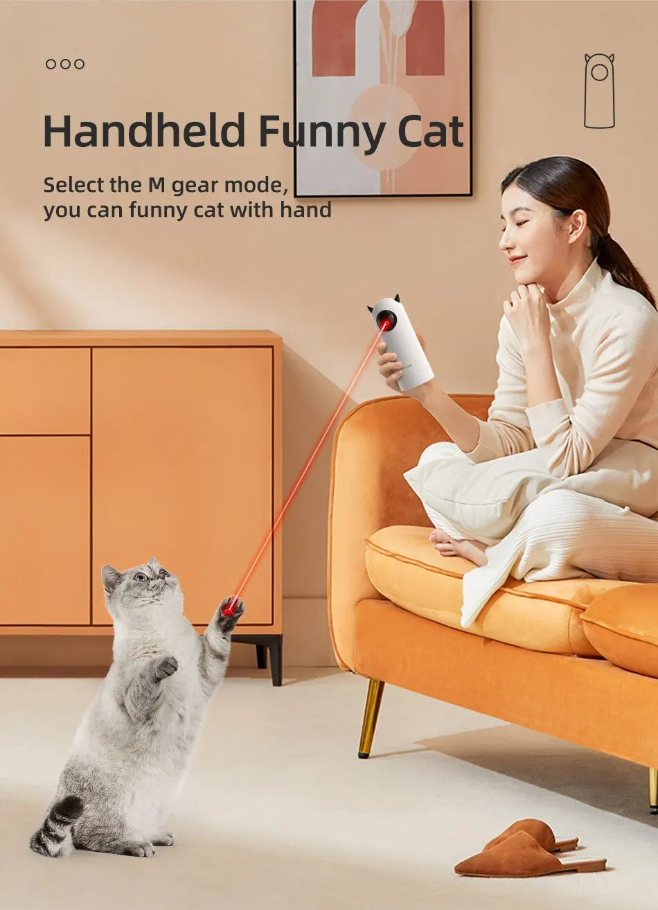 Automatic Laser Cat Toy Interactive Smart Teaser for Cats UK