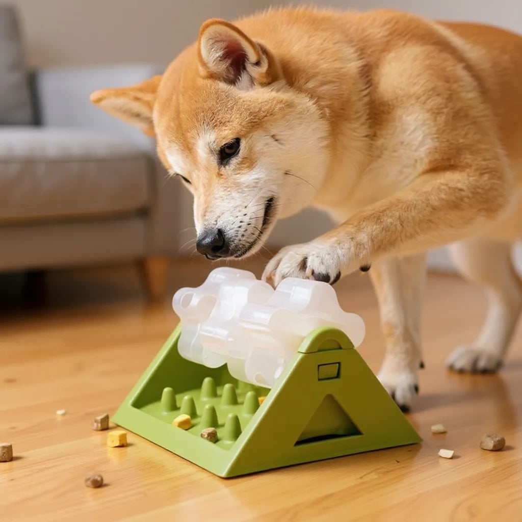 Interactive Dog Food Dispenser Puzzle Feeder Toy | EURO VIBE