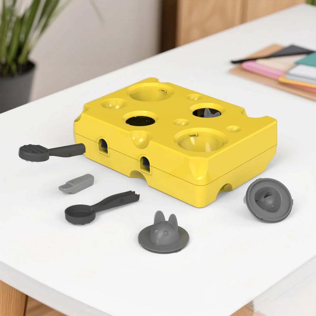 Interactive Cat Puzzle Feeder Toy Slow Feeding Game for Cats