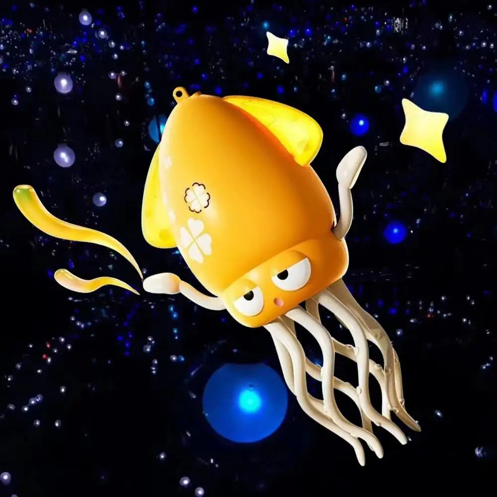 Interactive Light-Up Octopus Cat Toy | Battery Powered Fun Toy