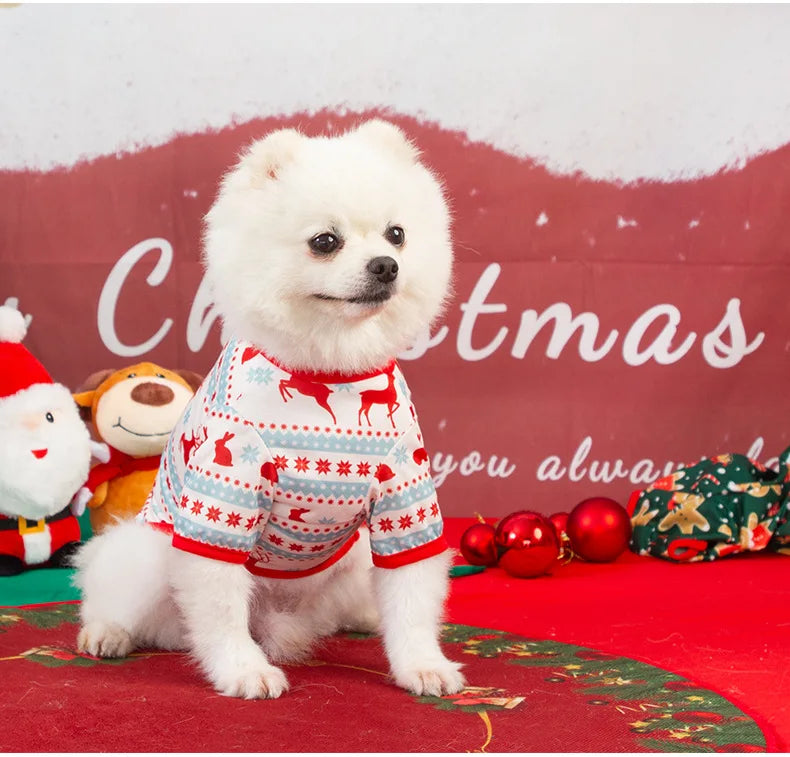 Christmas Dog Shirt | Festive Holiday Pet Outfit for Dogs – EURO VIBE