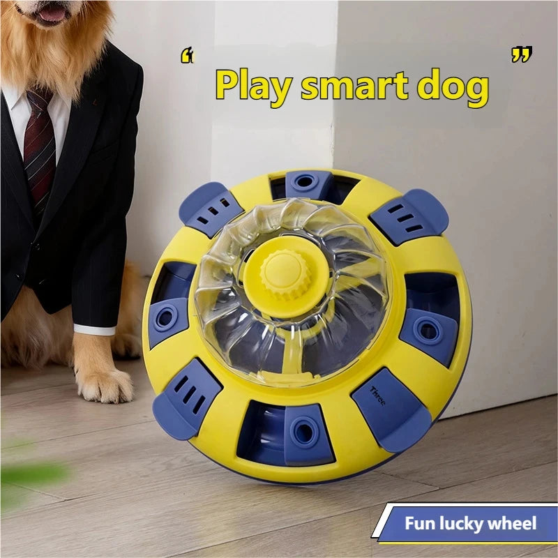 EURO VIBE Interactive Dog Puzzle Feeder – Brain Training Toy