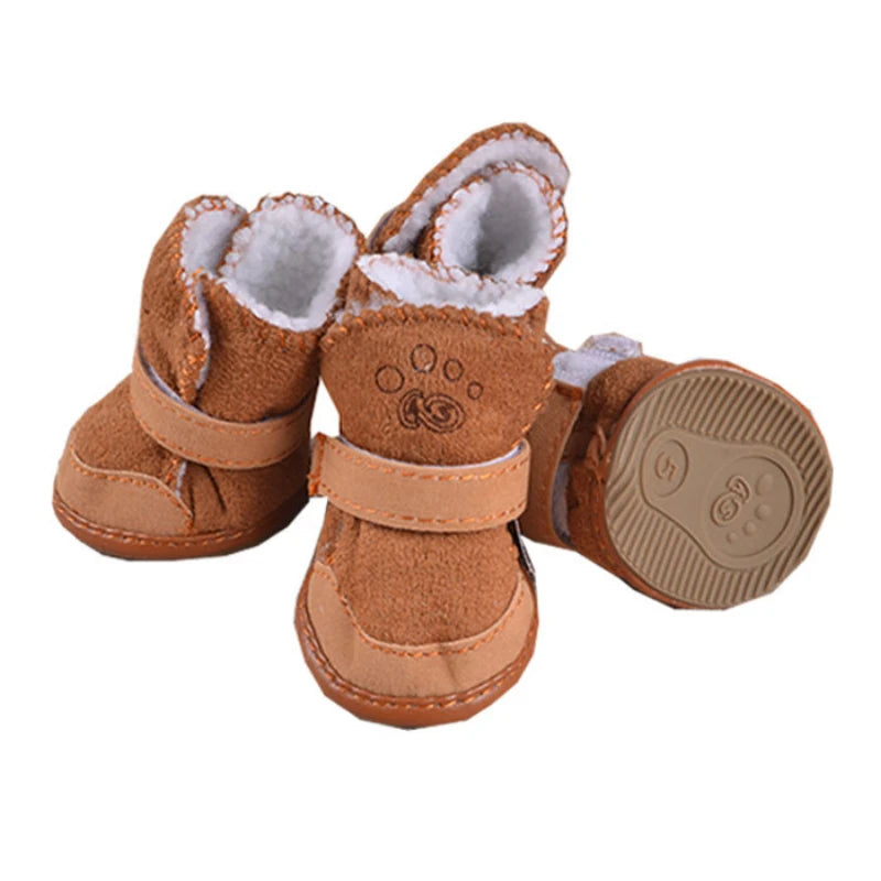 EURO VIBE Dog Winter Shoes | Warm Anti-Slip Pet Boots UK