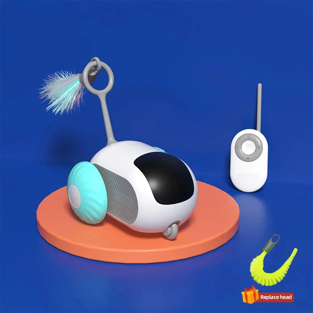 Automatic Interactive Cat Toy with Feather | EURO VIBE UK