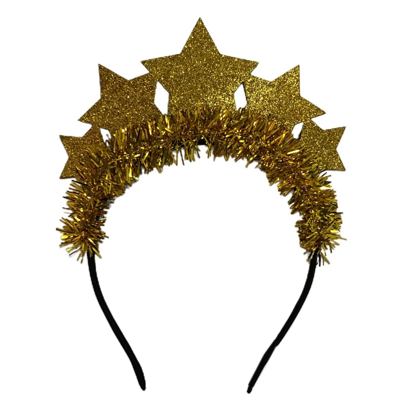 Gold Glitter New Year 2026 Headband | Party Accessory UK – EURO VIBE
