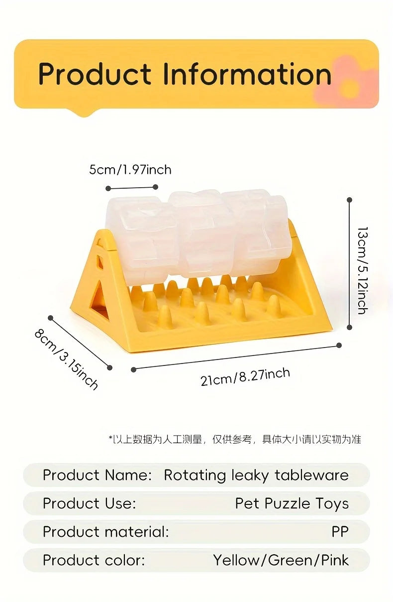 Interactive Dog Food Dispenser Puzzle Feeder Toy | EURO VIBE