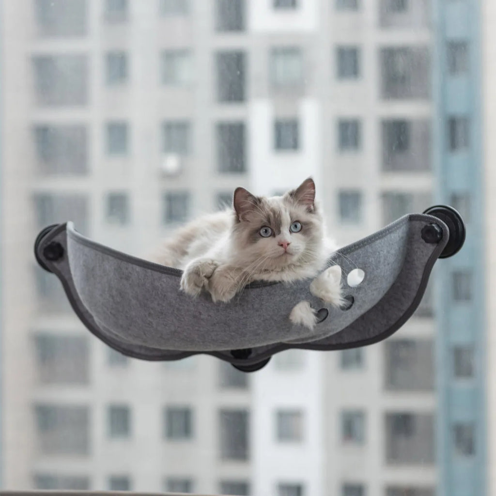 EURO VIBE Cat Window Hammock Bed with Strong Suction Cups