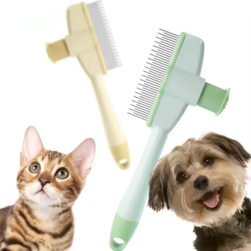 EURO VIBE Pet Grooming Brush for Dogs & Cats – Deshedding Tool