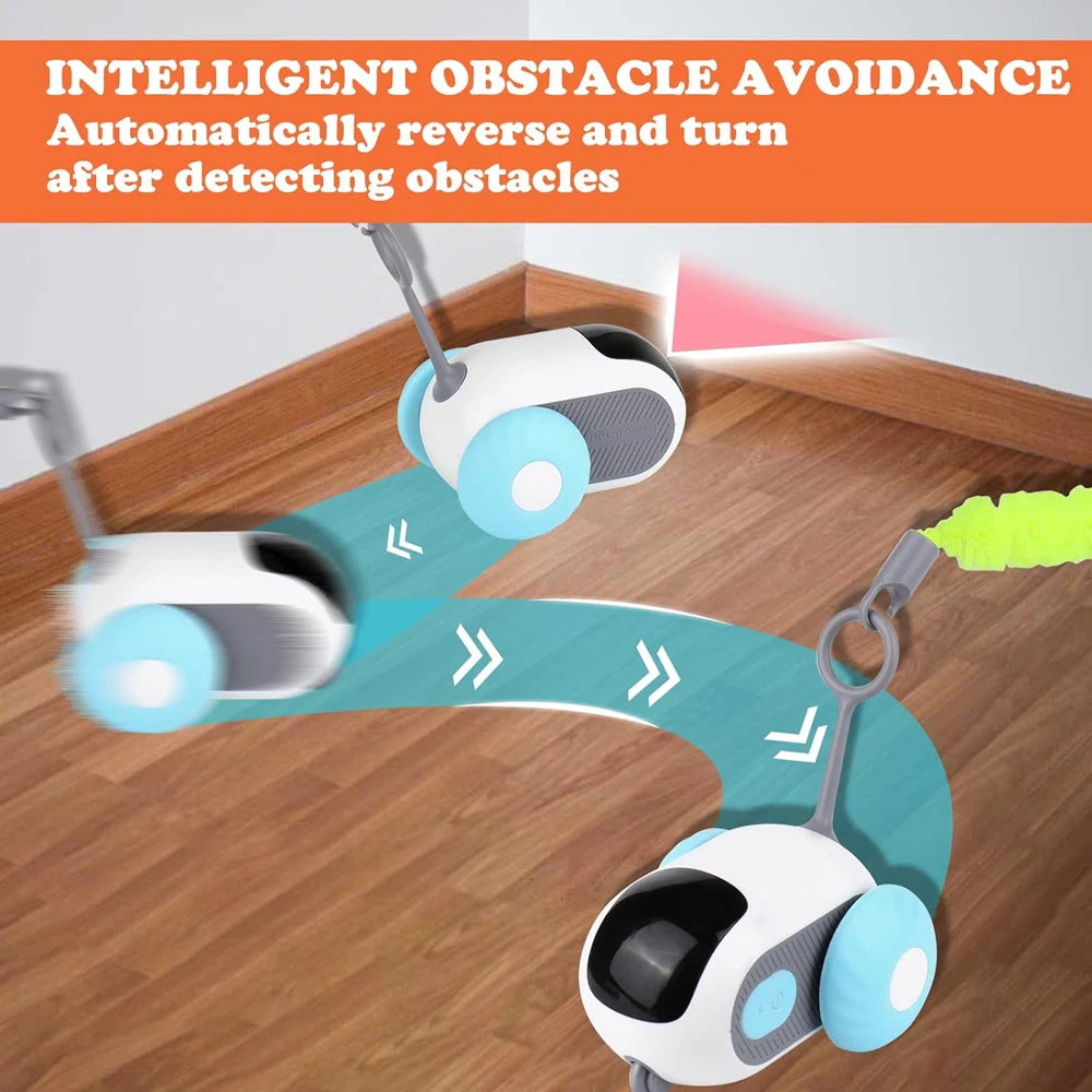 Automatic Interactive Cat Toy with Feather | EURO VIBE UK