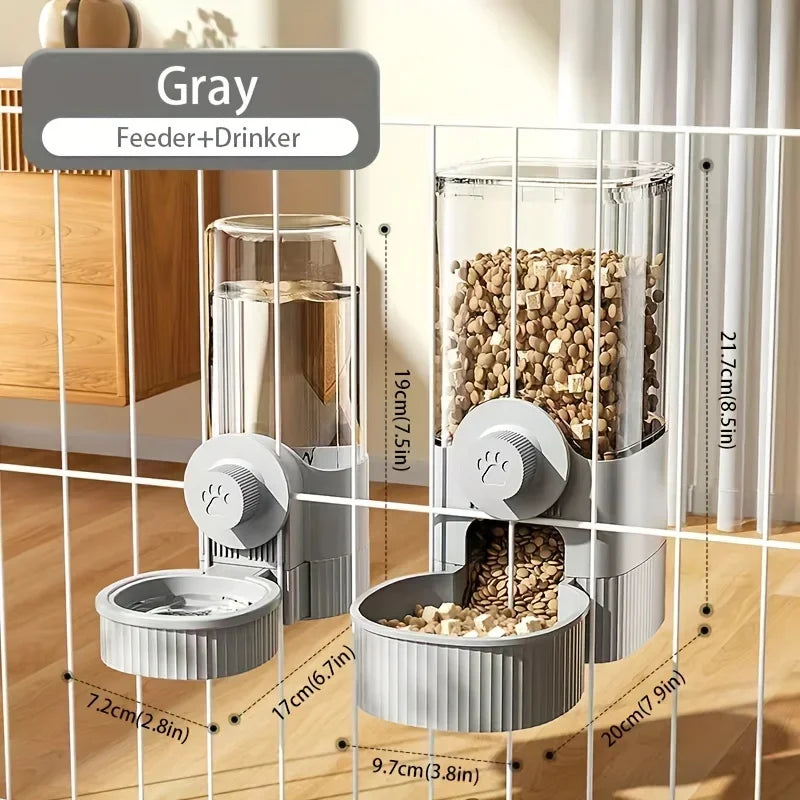“2-in-1 Automatic Pet Feeder with Water Dispenser | Cat & Dog Feeder UK”
