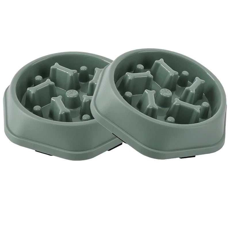 EURO VIBE Slow Feeder Dog Bowl – Anti-Gulping Pet Feeding Dish UK