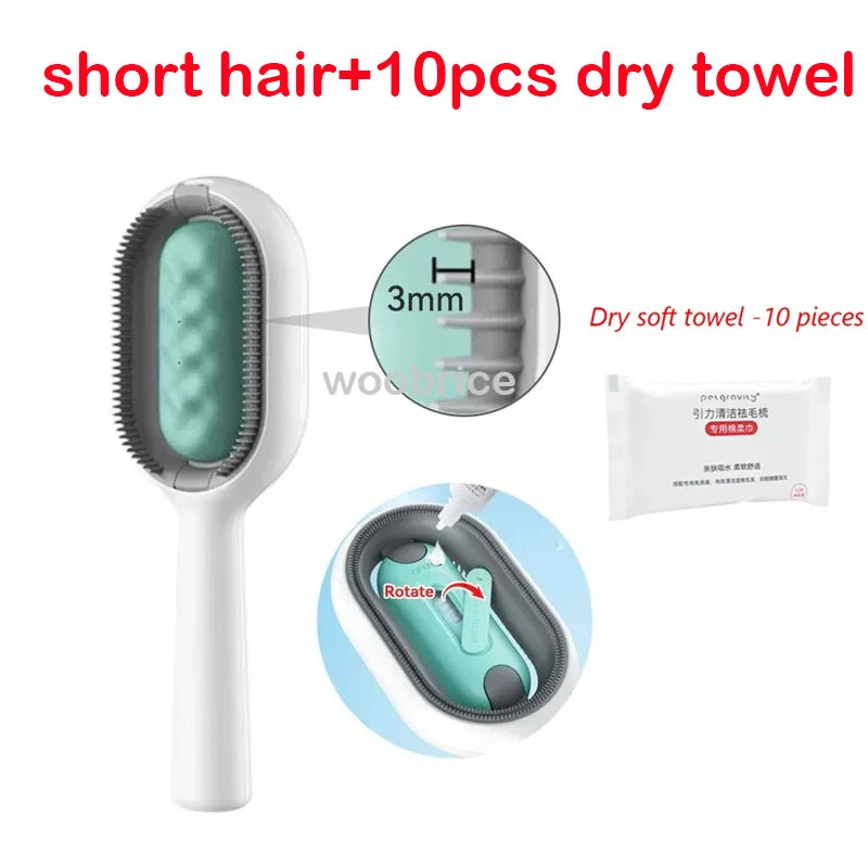 “Dog Grooming Brush – Deshedding & Massage Groomer for Dogs