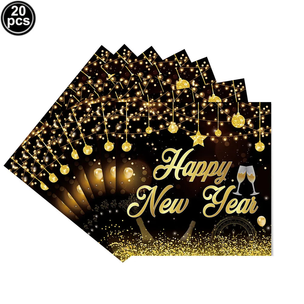 New Year 2026 Party Props Set | Hats, Frames & Glasses – EURO VIBE