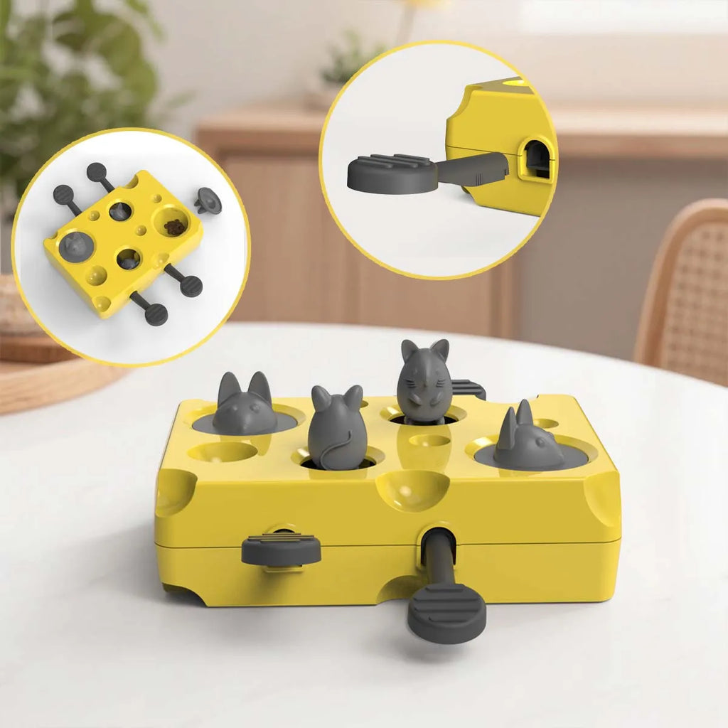 Interactive Cat Puzzle Feeder Toy Slow Feeding Game for Cats