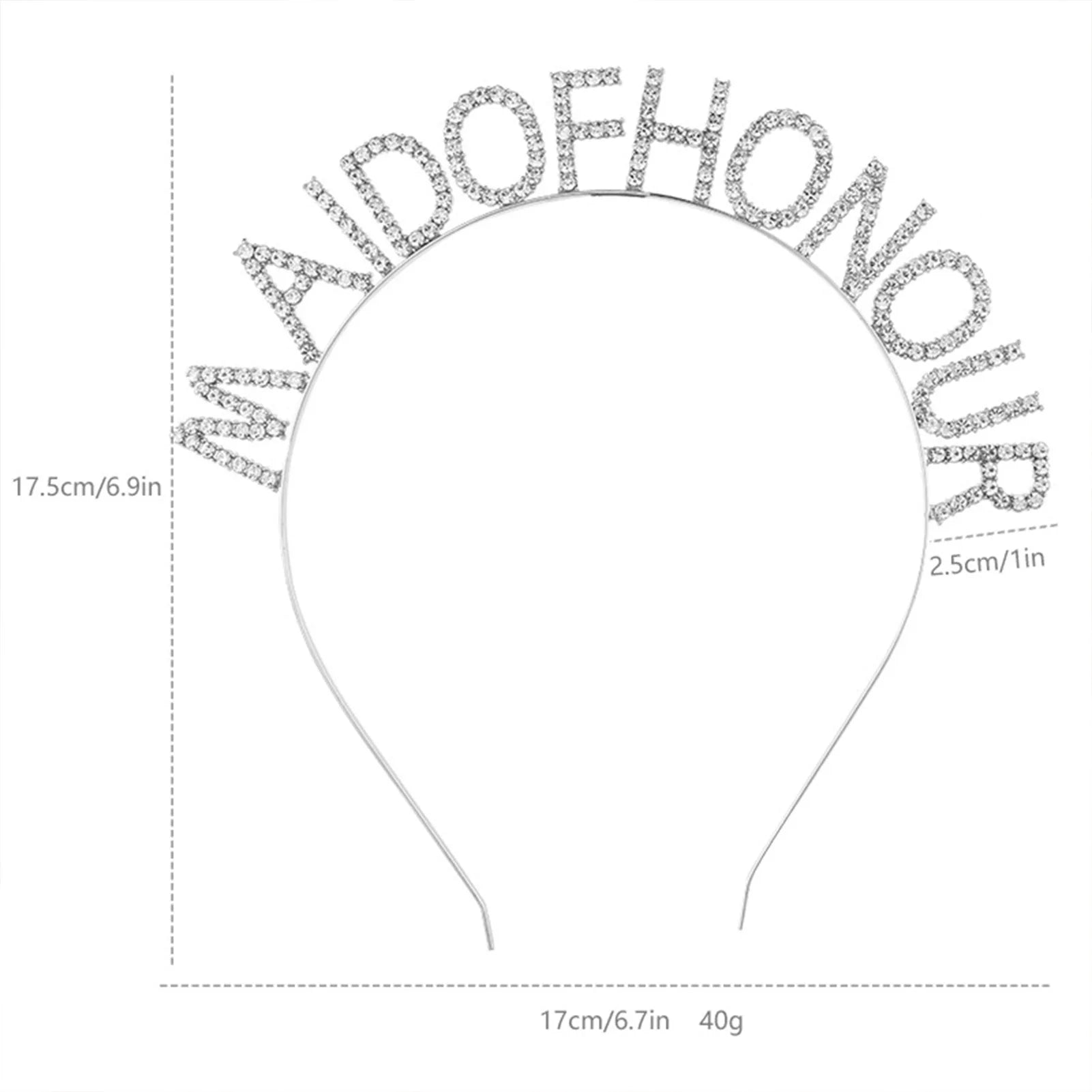 EURO VIBE Happy New Year Rhinestone Headband – Sparkly Party Accessory