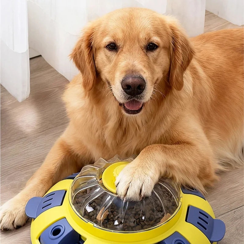 EURO VIBE Interactive Dog Puzzle Feeder – Brain Training Toy