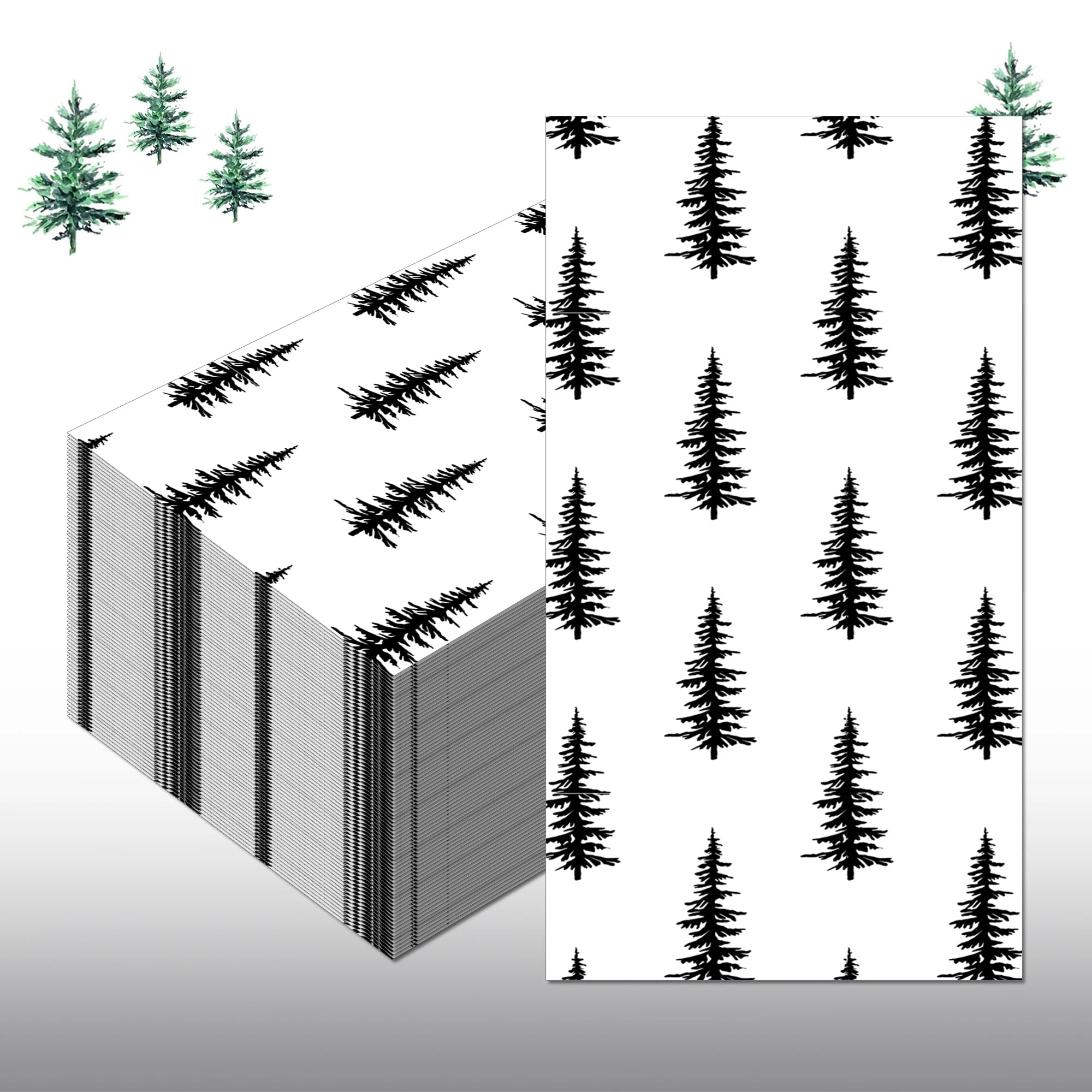 Christmas Disposable Paper Napkins Festive Party Set – EURO VIBE