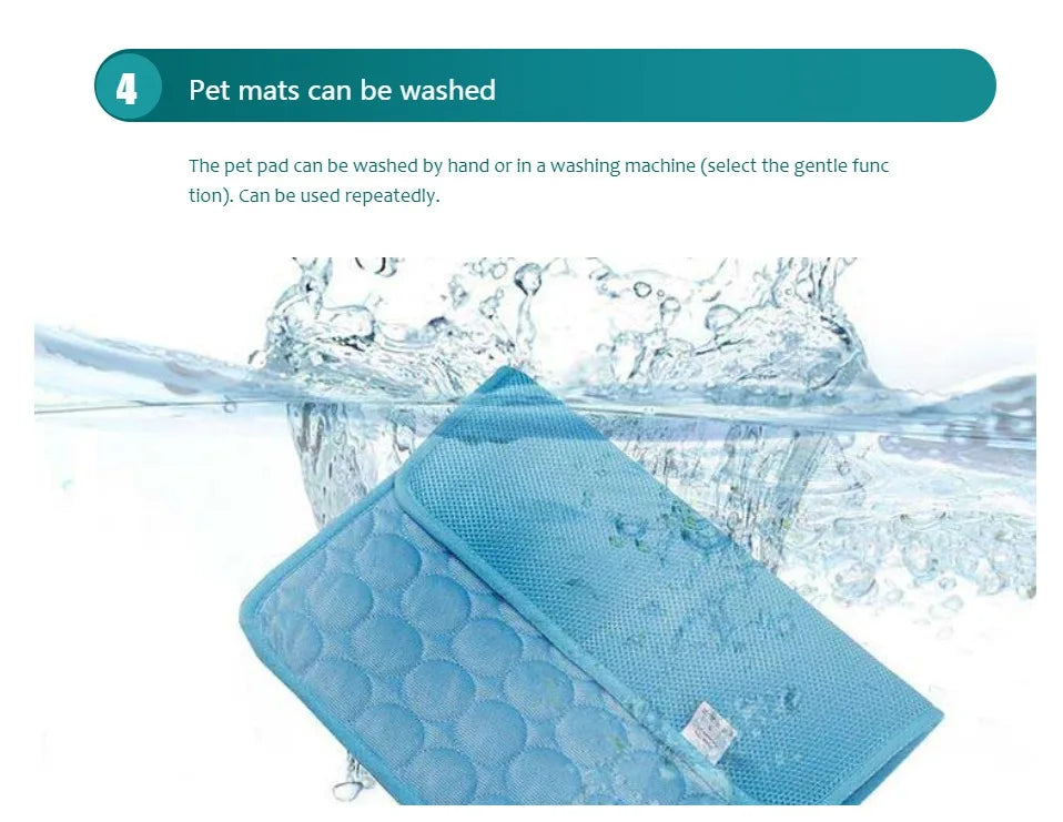 EURO VIBE Pet Cooling Mat for Dogs & Cats | Summer Comfort