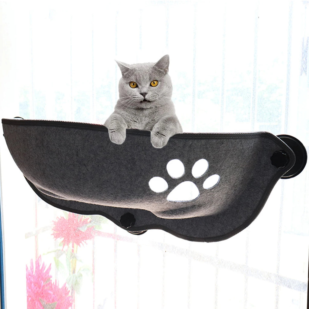 EURO VIBE Cat Window Hammock Bed with Strong Suction Cups