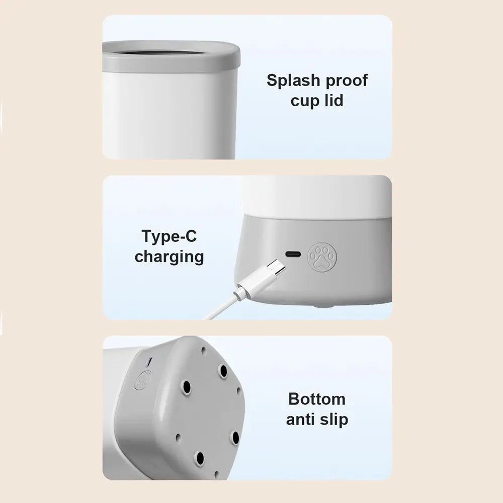 EURO VIBE Automatic Pet Paw Cleaner | Dog & Cat Foot Washer