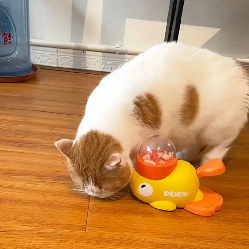 “Interactive Cat Duck Toy UK | EURO VIBE Fun Automatic Cat Toy”