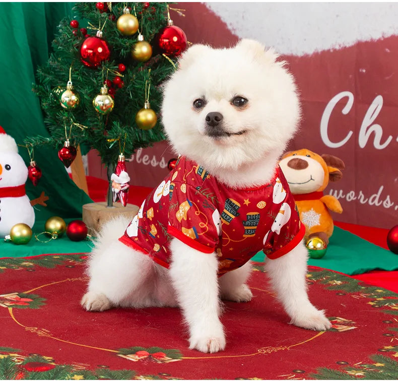 Christmas Dog Shirt | Festive Holiday Pet Outfit for Dogs – EURO VIBE