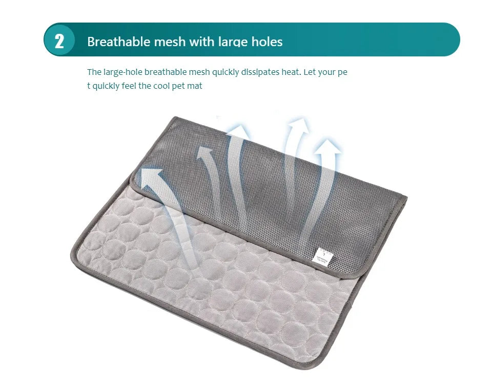 EURO VIBE Pet Cooling Mat for Dogs & Cats | Summer Comfort