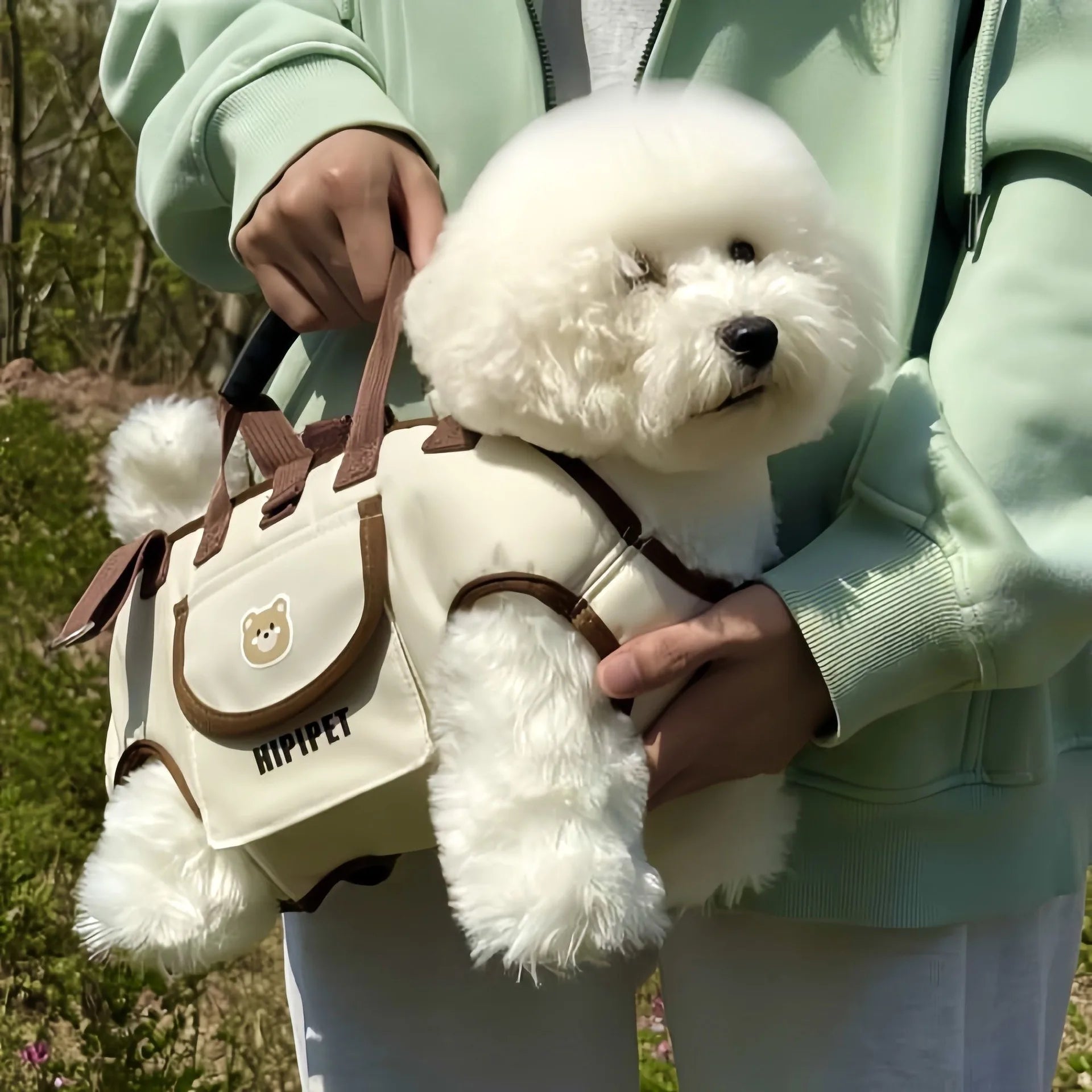 “Compact Soft Dog Carrier Bag – Comfortable Travel for Small Pets”
