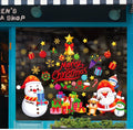 EURO VIBE Snowflake Window Stickers – Christmas Winter Window Décor