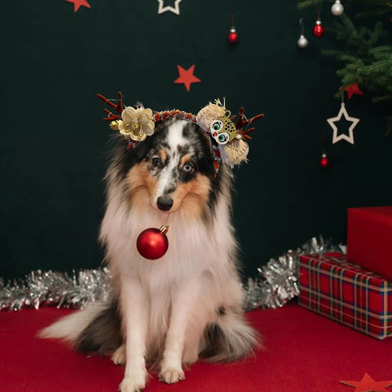 Christmas Reindeer Headband | Festive Holiday Hair Accessory – EURO VIBE