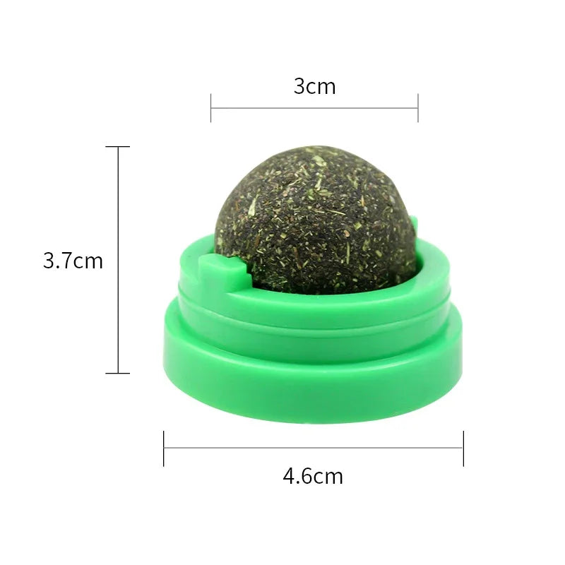 EURO VIBE Natural Catnip Ball Toy for Cats | Stress Relief