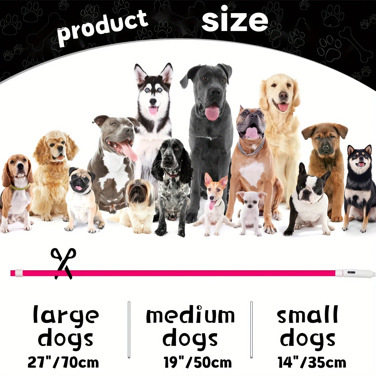 LED Glow Safety Dog Collar – Rechargeable Light Up Pet Neck Ring UK