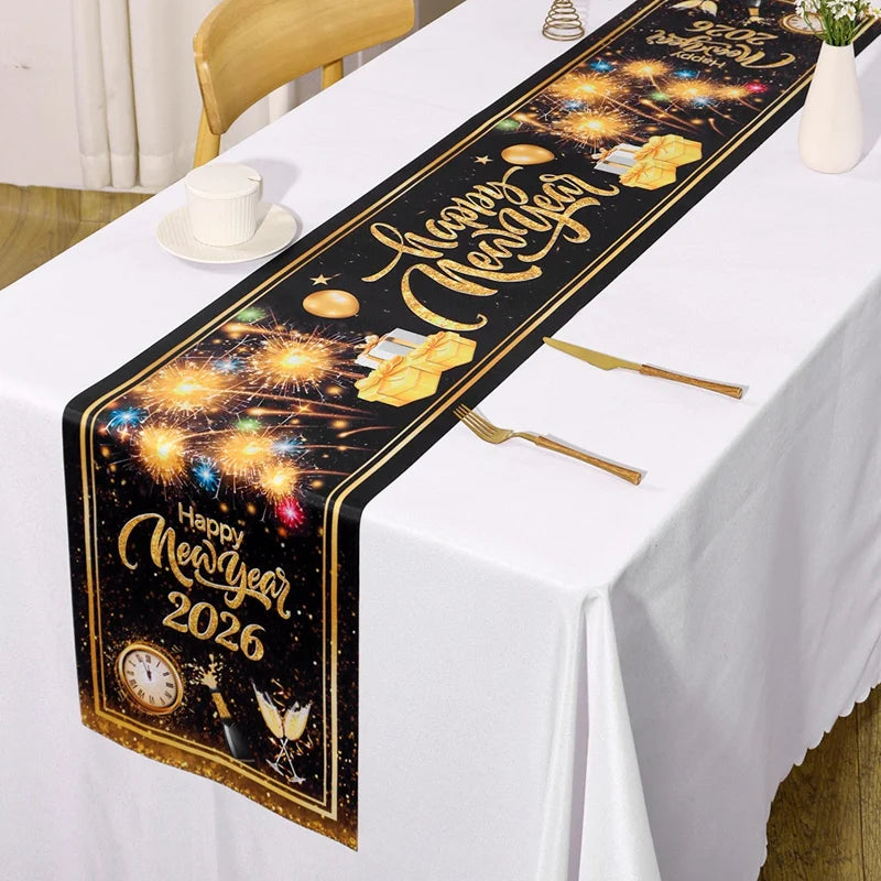 New Year 2026 Table Runner – Party Table Decor UK | EURO VIBE
