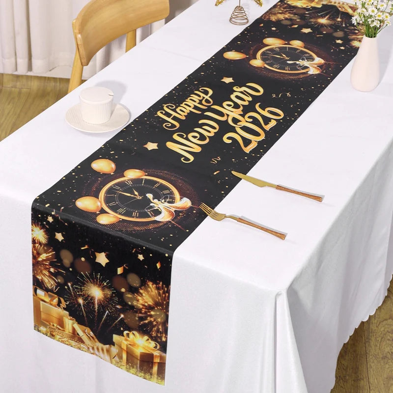 New Year 2026 Table Runner – Party Table Decor UK | EURO VIBE