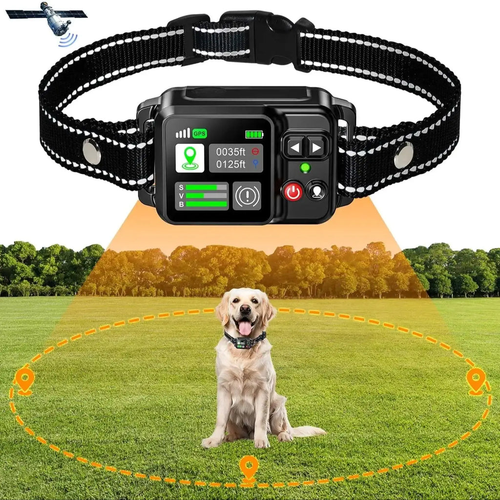 EURO VIBE GPS Dog Tracker Collar – Long-Range Safe Outdoor Pet Tracking