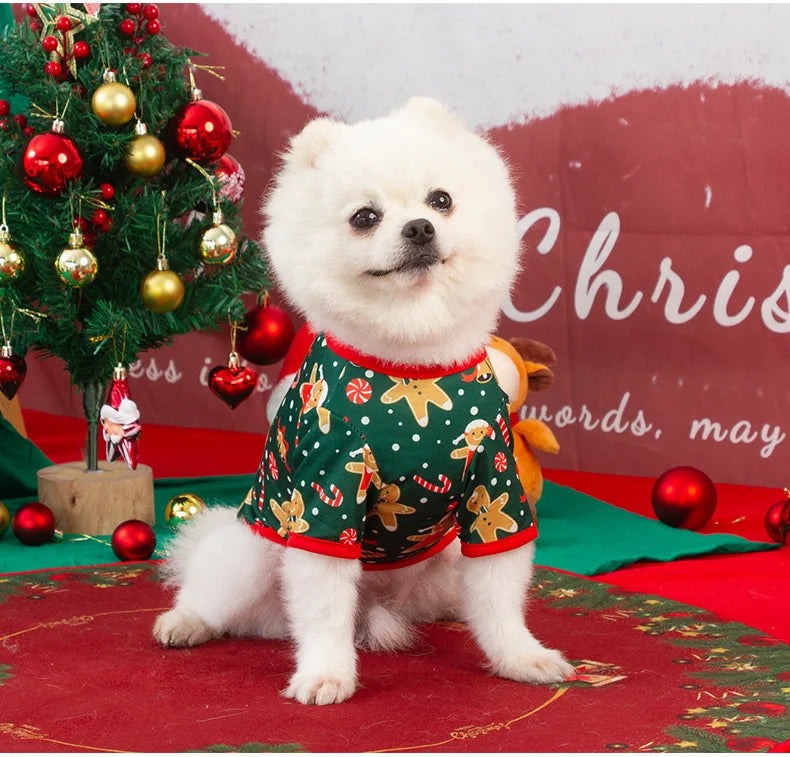 Christmas Dog Shirt | Festive Holiday Pet Outfit for Dogs – EURO VIBE