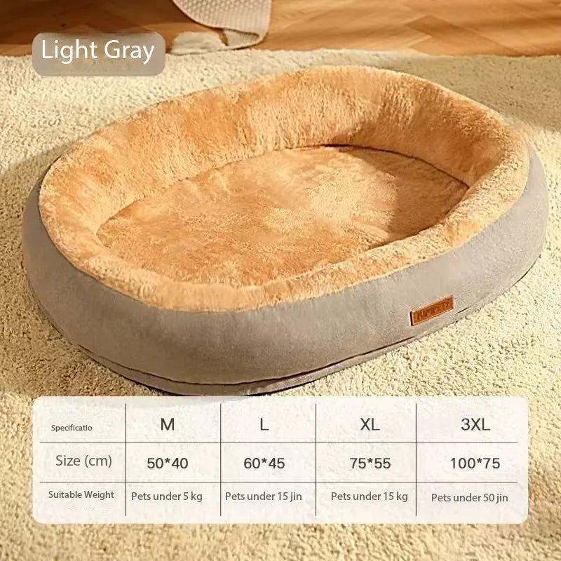 EURO VIBE Luxury Pet Bed – Soft Warm Cat & Dog Sleeping Cushion UK