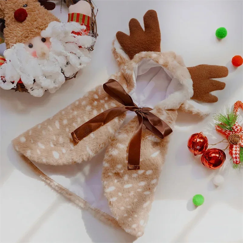 Reindeer Pet Cloak | Soft Christmas Dog Cape & Winter Outfit – EURO VIBE