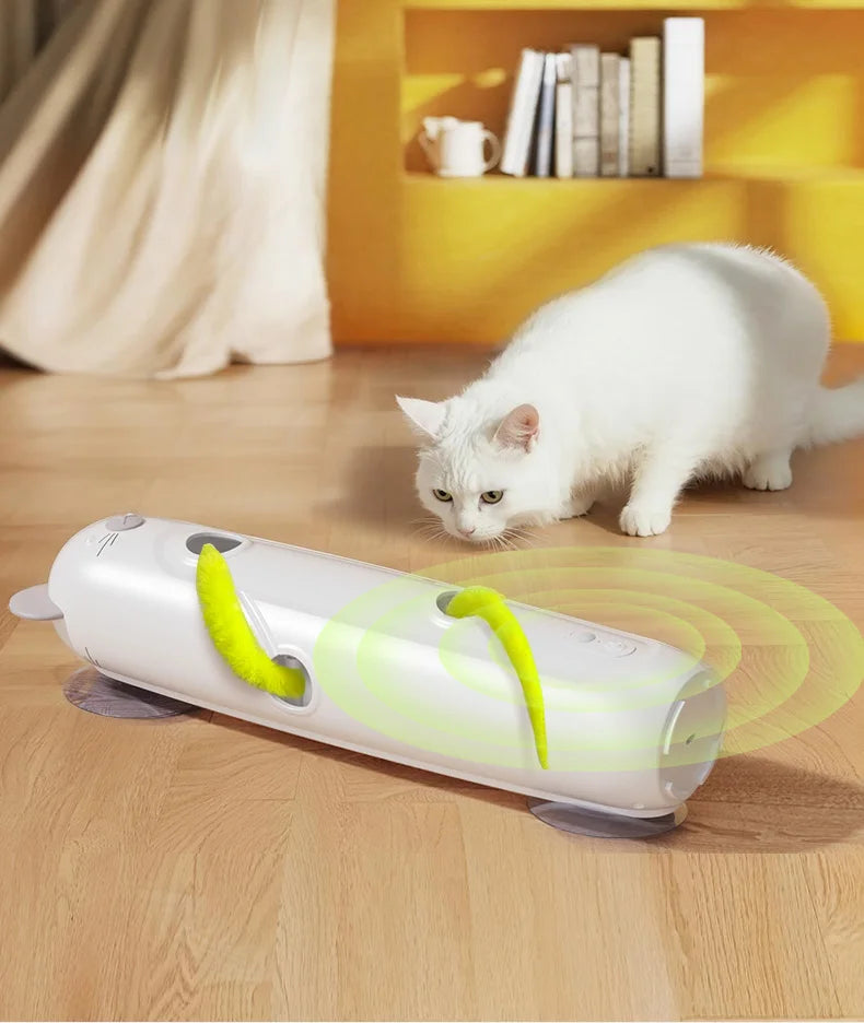 Smart Cat Toy Wall Mounted Mouse Chaser Interactive Pet Toy UK