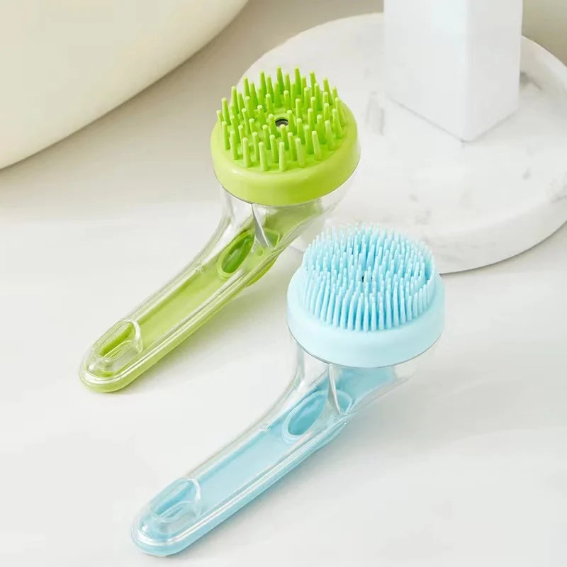 “Dog Bath Brush UK – C Grooming Brush for Pets”