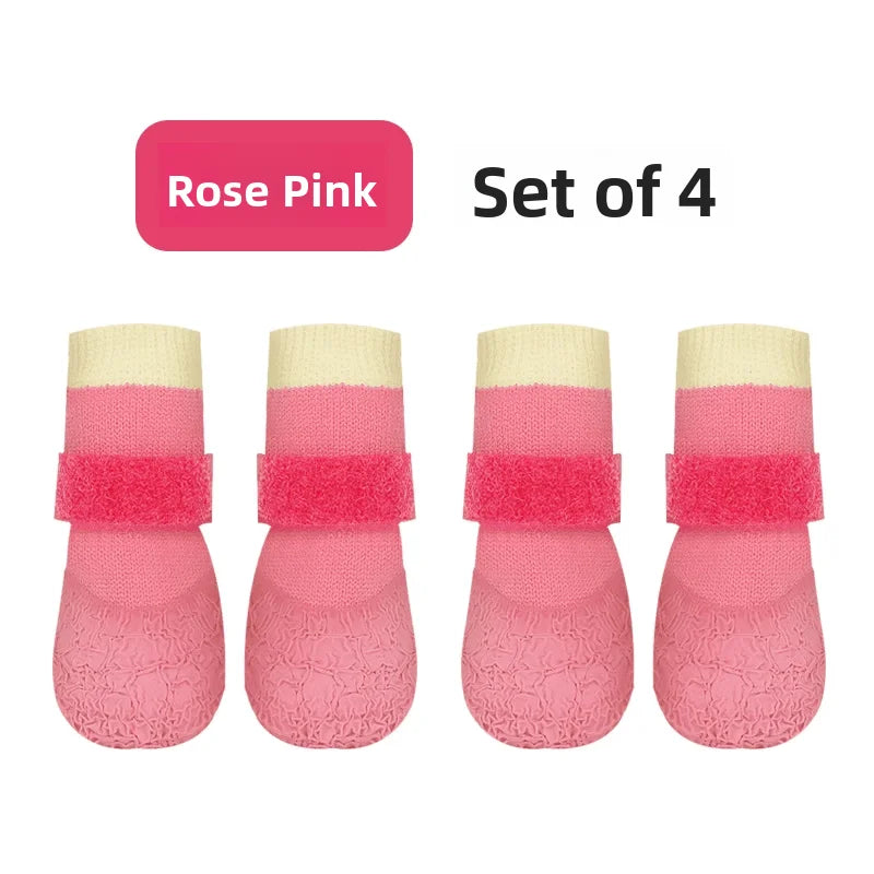 EURO VIBE Waterproof Dog Boots | Anti-Slip Pet Shoes