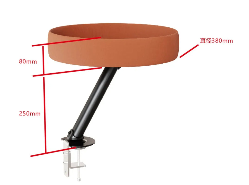 EURO VIBE Adjustable Cat Desk Perch Bed | Comfortable Rest Spot