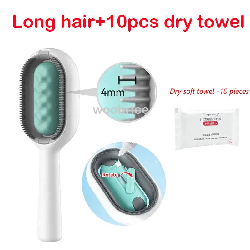 “Dog Grooming Brush – Deshedding & Massage Groomer for Dogs