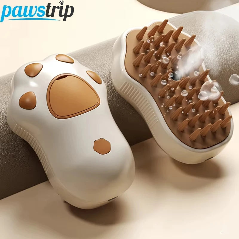 EURO VIBE Pet Shampoo Brush for Dogs & Cats – Soft Bath Massager